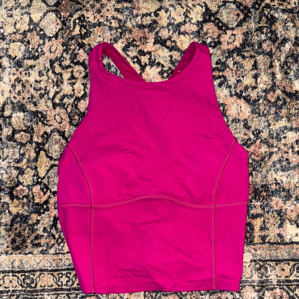 Lululemon Pink Racerback Tank Top size 4